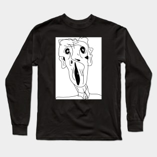 Screaming Face Long Sleeve T-Shirt